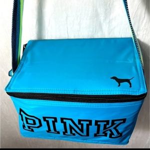 Pink Victoria's Secret insulated lunch bag